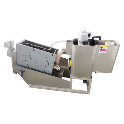 Equipamento de secagem de secagem da imprensa de parafuso do sistema 0,8 Ton/H do tratamento de águas residuais