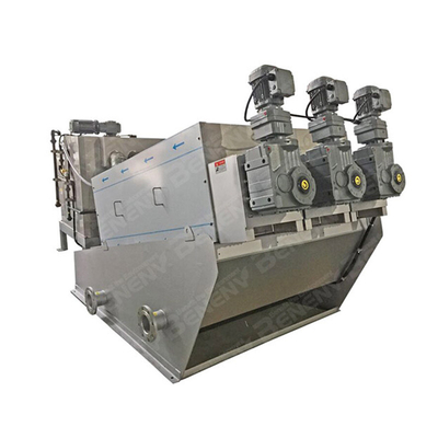 Máquina de Prensa de Rosca para Desidratação em Contêineres Fábrica de Bolo Prensa de Rosca Multiplacas