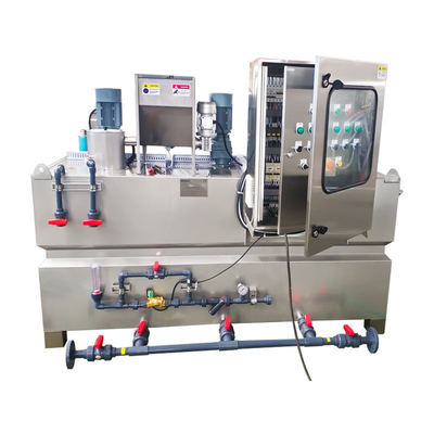 Máquina de secagem da lama da imprensa de parafuso para o tratamento de águas residuais