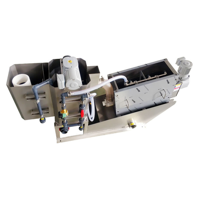 Máquina de secagem da lama automática da imprensa de parafuso para o tratamento de águas residuais industrial