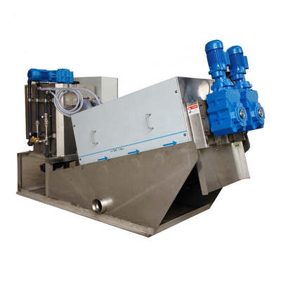 Sistema de secagem da máquina da lama da imprensa de parafuso das águas residuais para o tratamento da lama da indústria