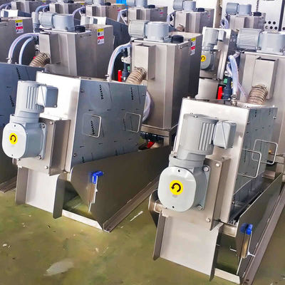 Multi máquina de secagem da lama da indústria alimentar da imprensa de parafuso do disco