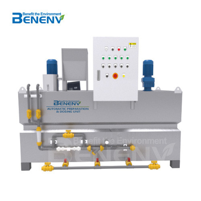 Sistema de dosagem automática acionado por PLC para tratamento de água Máquina de dosagem automática