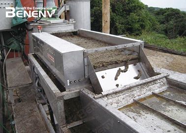 Desempenho alto de secagem do engrossamento da planta da máquina do tratamento do espessador automático da lama da imprensa de Srew do controle do PLC