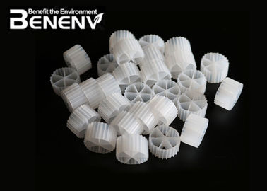 O HDPE que move a membrana biológica K1 filtra meios para o tratamento de águas residuais