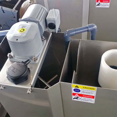 Máquina de secagem estável da lama do Plc do tratamento de águas residuais