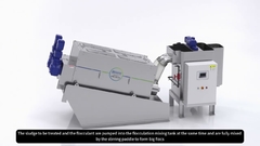 MDS® de desaguamento de lodo por pressão por parafuso